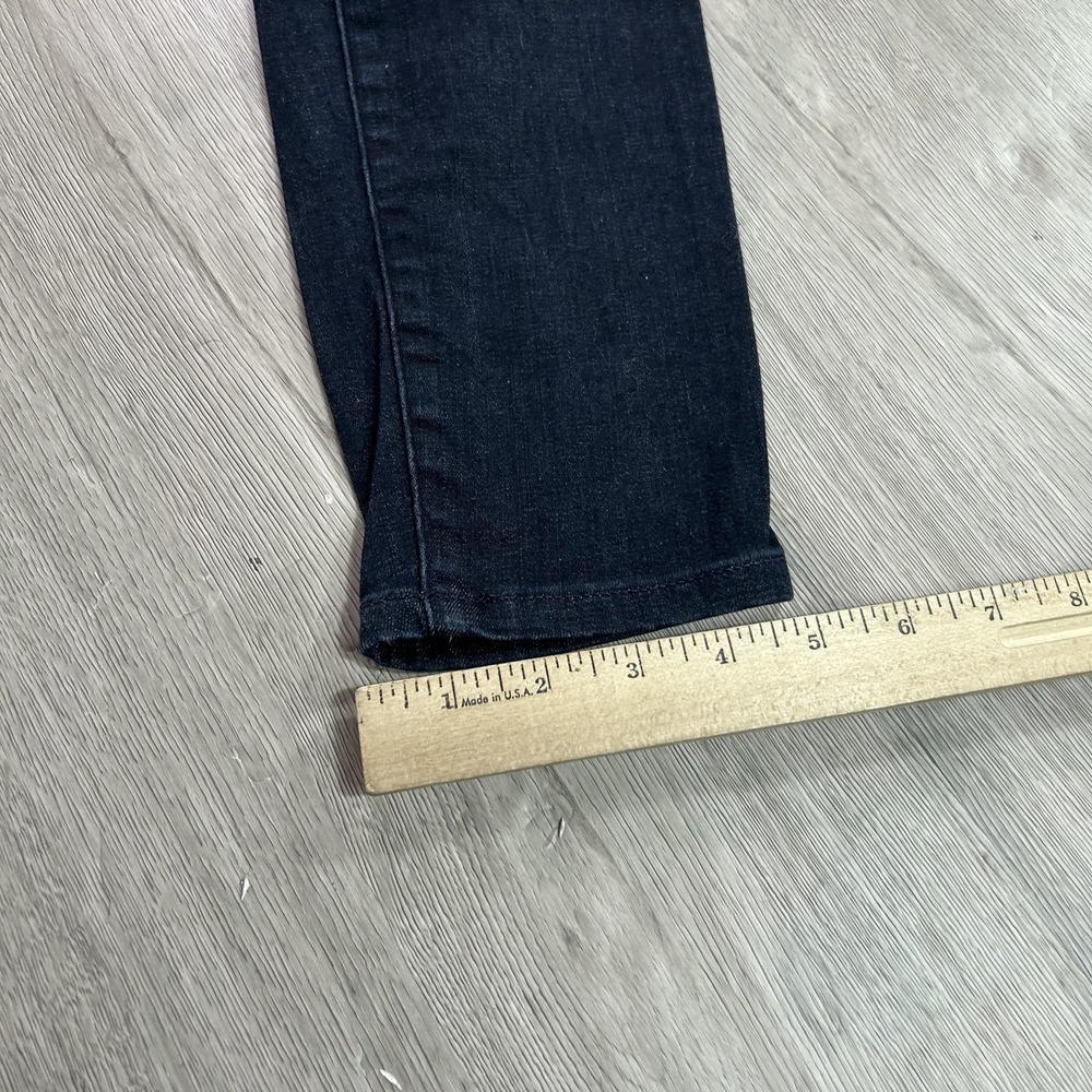 Eileen Fisher Jeans Womens XS Dark Wash Stretch Denim Skinny‎ Pants Pull On Blue - Picture 10 of 11